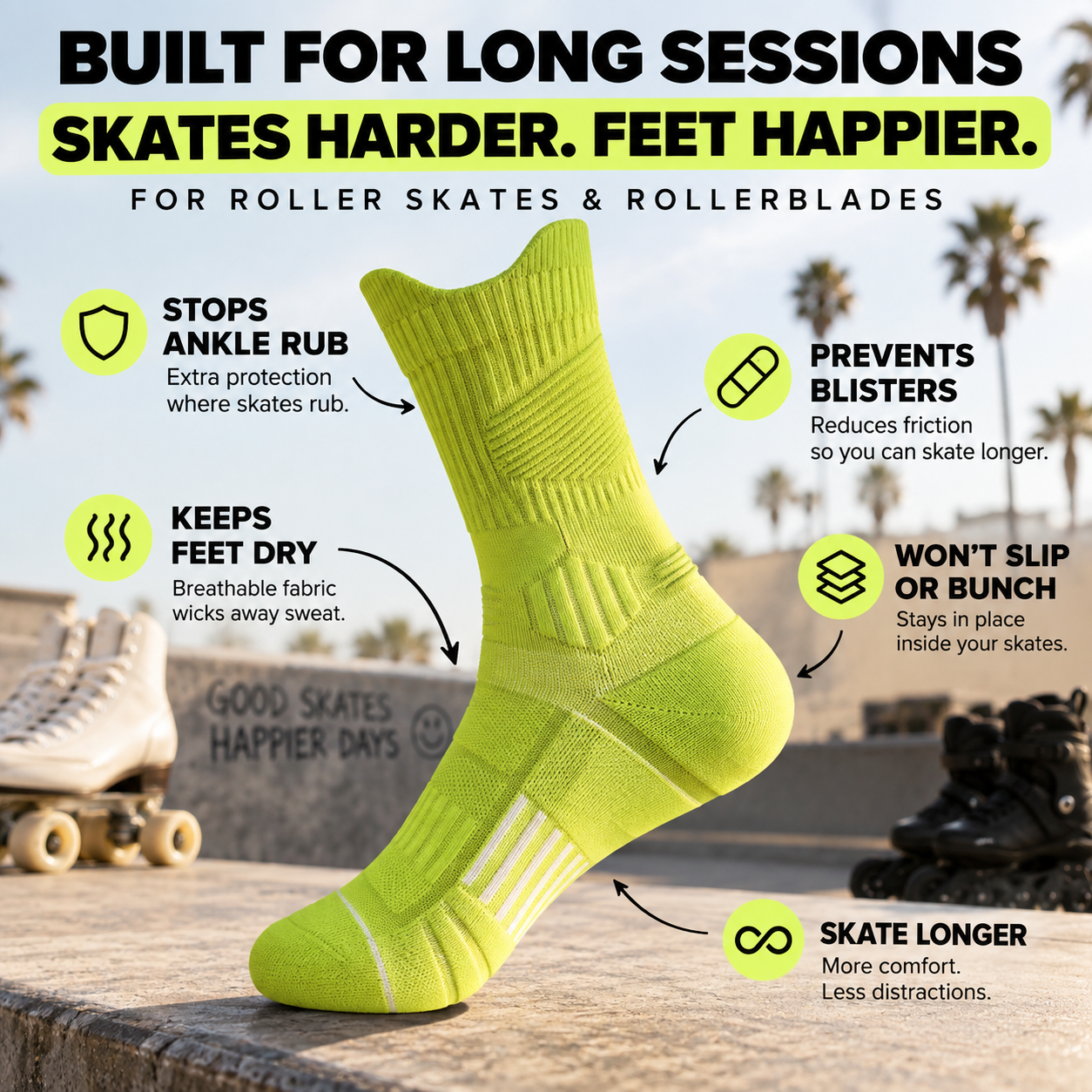 Socks Made For People Who Actually Skate
