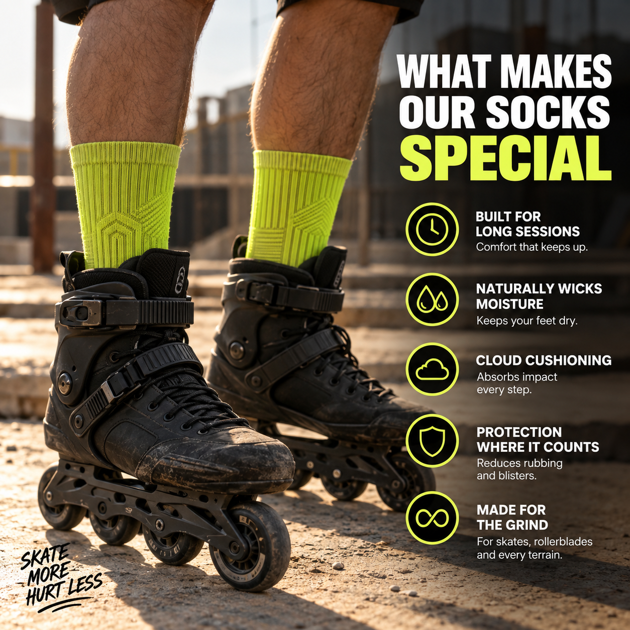 Socks Made For People Who Actually Skate