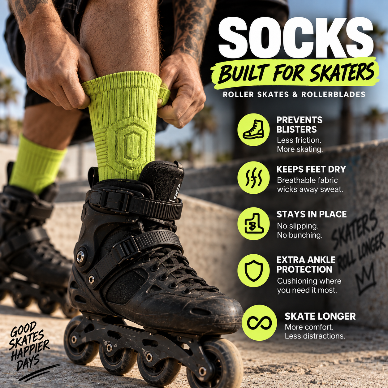 Socks Made For People Who Actually Skate